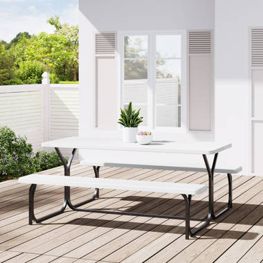 Picnic bench best sale dining table